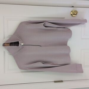 Athleta Seasoft Quarter Zip Tinsel Purple